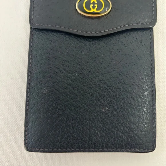 Vintage Gucci Glasses, Sunglass or Cigarette Case Blue GG Supreme Sherry Line - Picture 12 of 14